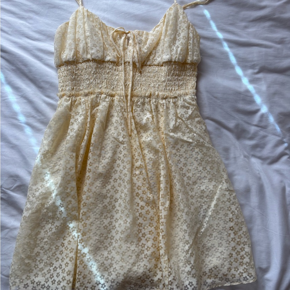 Urban Outfitters Cream floral Dress